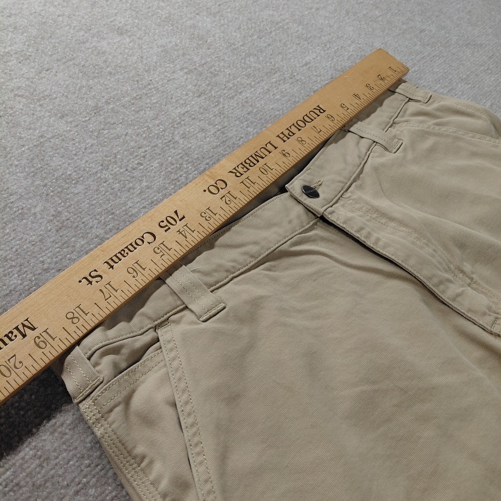 Carhartt Relaxed Rugged Flex Shorts Mens 38 Khaki Tan Work Utility 10.5" Inseam - Picture 6 of 12
